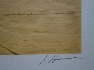 Judson HUSS : Dead Zeppelin - Lithographie (détail)