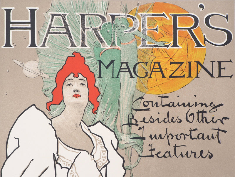 Fred HYLAND : Femme élégante (Harper&