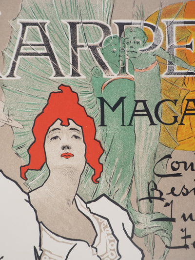 Fred HYLAND : Femme élégante (Harper's Magazine), 1897 - Affiche (détail)
