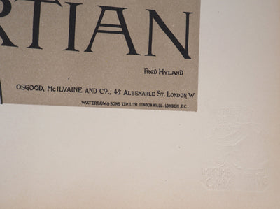 Fred HYLAND : Femme élégante (Harper's Magazine), 1897 - Affiche (détail)