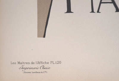Fred HYLAND : Femme élégante (Harper's Magazine), 1897 - Affiche (détail)