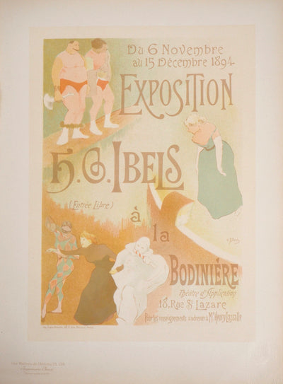 Henri Gabriel IBELS : Cirque, 1897 - Affiche (détail)