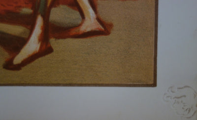 Henri-Gabriel IBELS : Pantomime - Lithographie (détail)