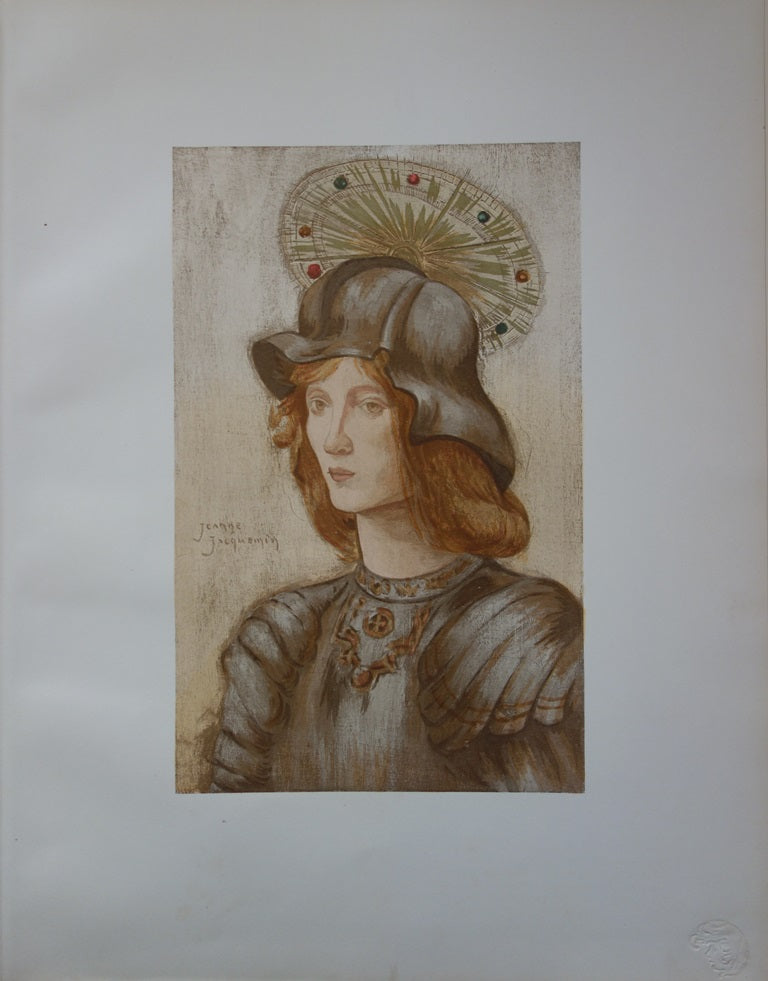 Jeanne JACQUEMIN : Saint-Georges - Lithographie