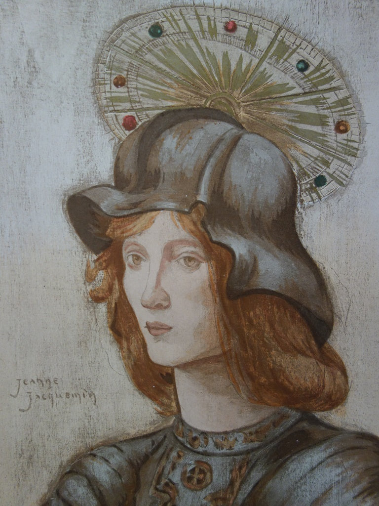 Jeanne JACQUEMIN : Saint-Georges - Lithographie (détail)