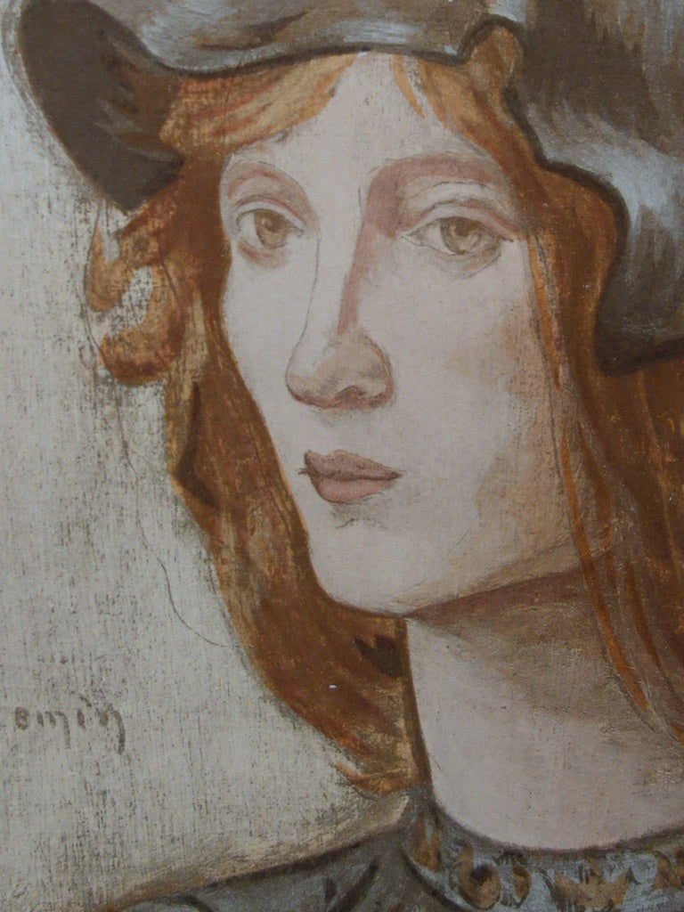 Jeanne JACQUEMIN : Saint-Georges - Lithographie (détail)