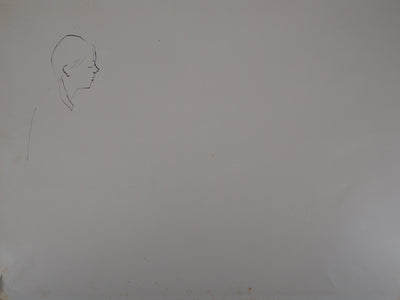 Jean JANSEM : Enfants jouant - Dessin (détail)