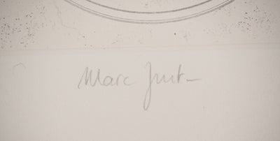 Marc JURT : Bamboos in space - Gravure (détail)