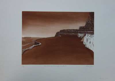 Marc JURT : Elles volent bas les oies sauvages - Gravure