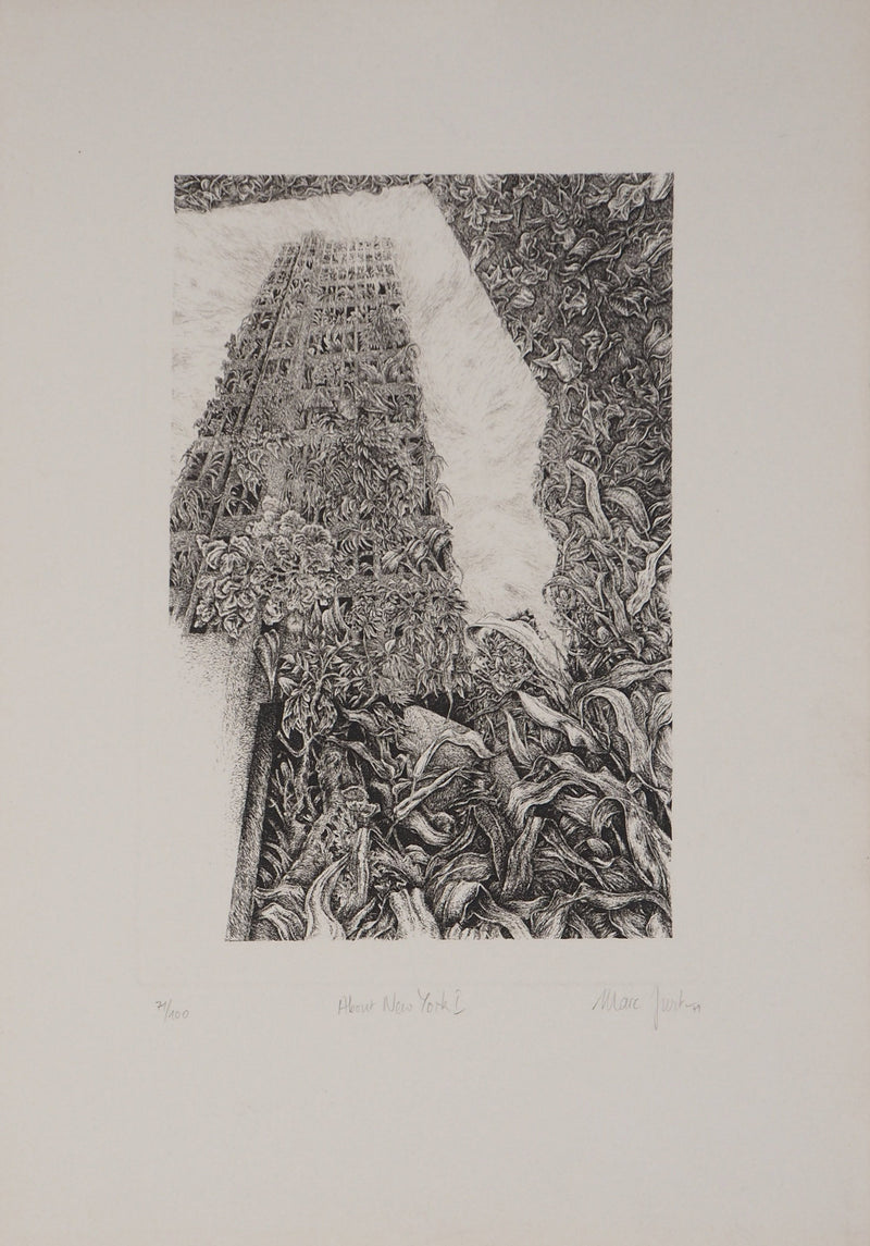 Marc JURT : About New York I - Gravure (détail)