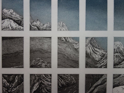 Marc JURT : Paysage et paysages - Gravure (détail)