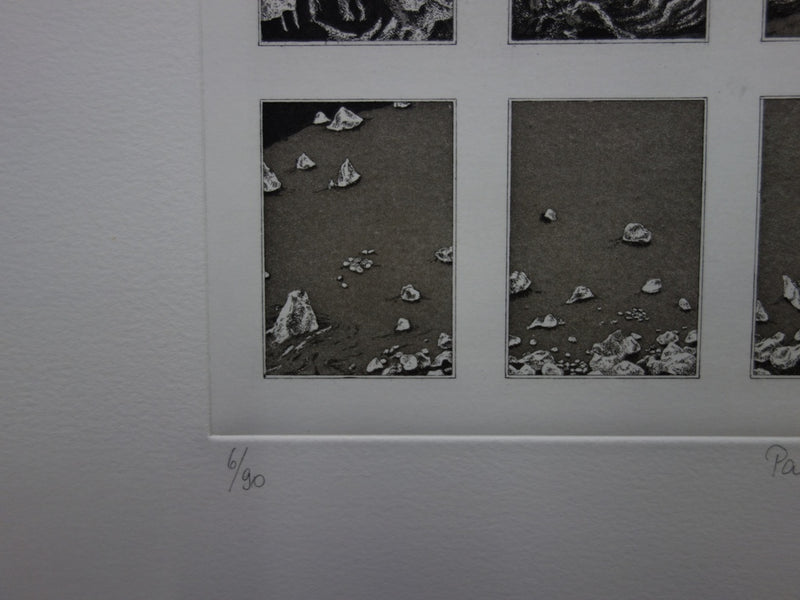 Marc JURT : Paysage et paysages - Gravure (détail)