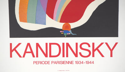 Vassily KANDINSKY : Période parisienne - Affiche (détail)