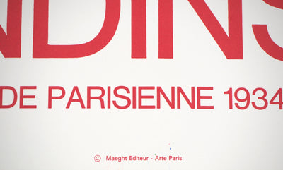 Vassily KANDINSKY : Période parisienne - Affiche (détail)