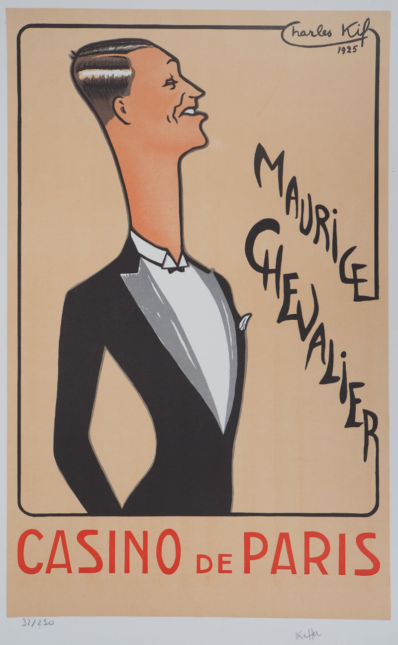 Charles KIFFER :  - Lithographie (détail)