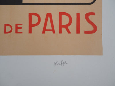 Charles KIFFER :  - Lithographie (détail)