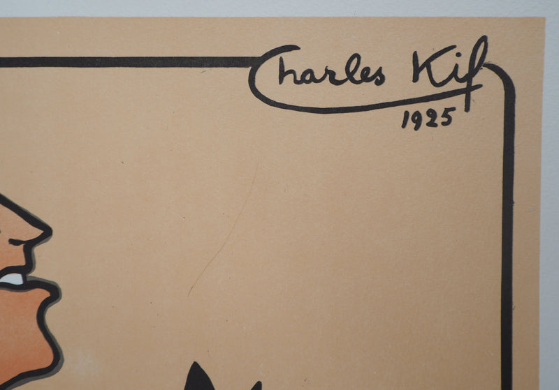 Charles KIFFER :  - Lithographie (détail)