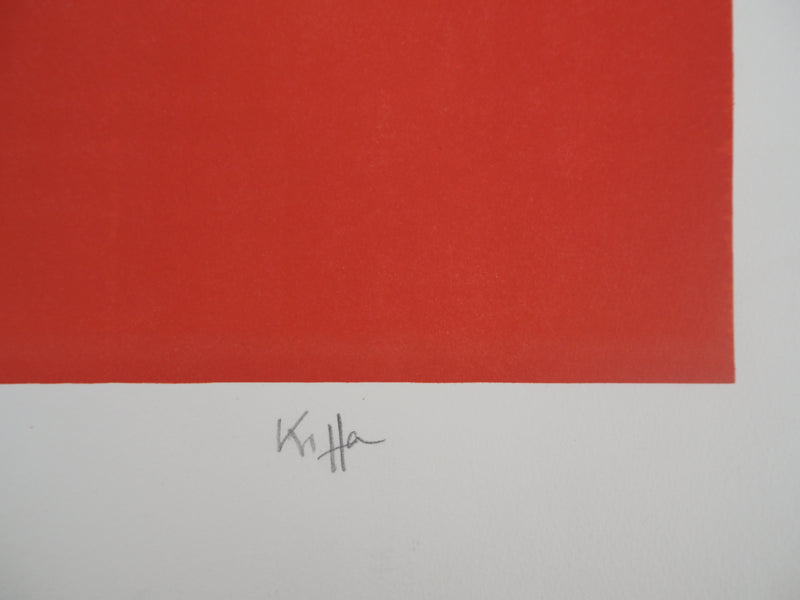 Charles KIFFER : Maurice Chevalier la brindille - Lithographie (détail)