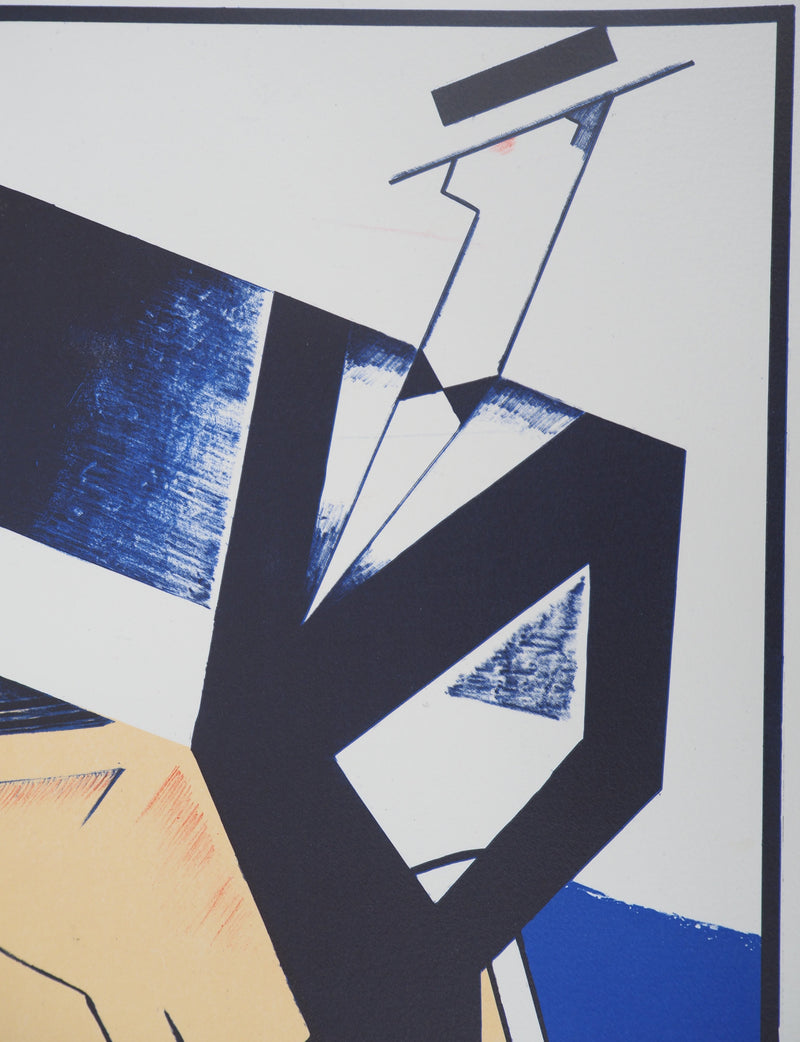 Charles KIFFER : Maurice Chevalier au Casino de Paris - Lithographie (détail)