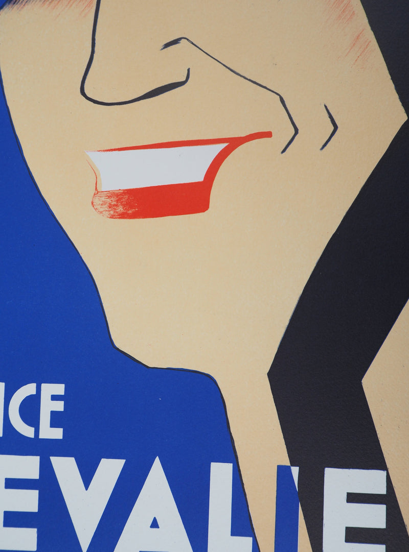 Charles KIFFER : Maurice Chevalier au Casino de Paris - Lithographie (détail)