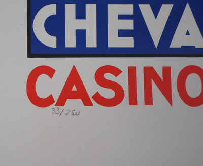 Charles KIFFER : Maurice Chevalier au Casino de Paris - Lithographie (détail)