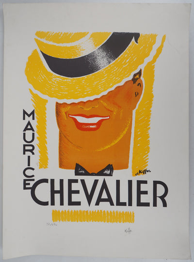 Charles KIFFER : Maurice Chevalier - Lithographie