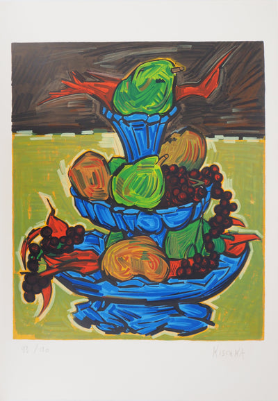 Isis KISCHKA : Fruits de l'automne, 1973 - Lithographie