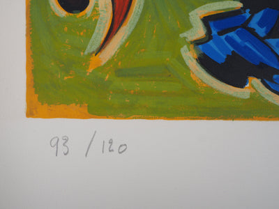 Isis KISCHKA : Fruits de l'automne, 1973 - Lithographie (détail)