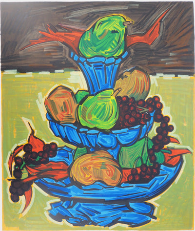 Isis KISCHKA : Fruits de l'automne, 1973 - Lithographie (détail)