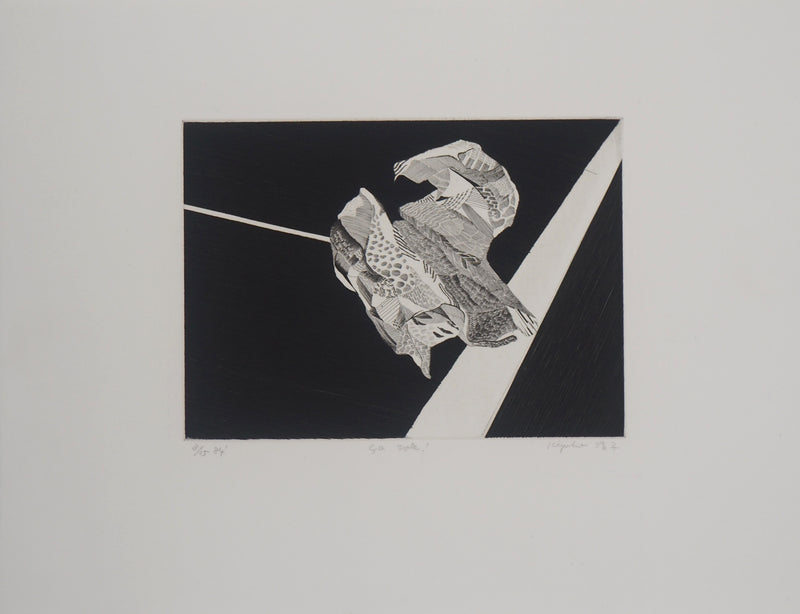  KIYIHO : Ça vole ! 1984 - Gravure