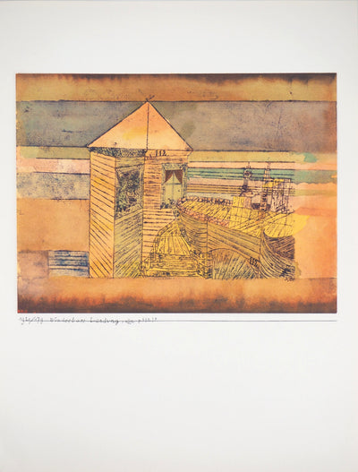 Paul KLEE : Accostage miraculeux ou 112!, Lithographie originale (photo de détail 3) - Crédit photo : Galerie Art.Paris
