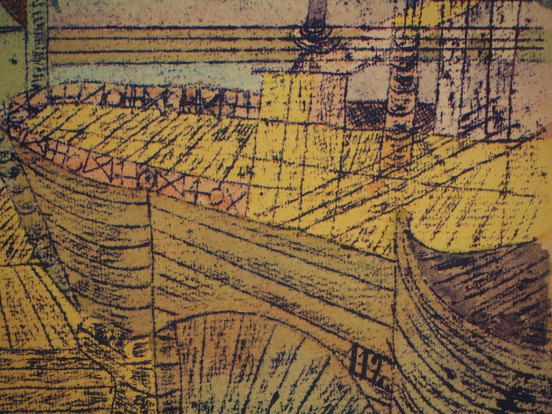 Paul KLEE : Accostage miraculeux ou 112!, Lithographie originale (photo de détail 4) - Crédit photo : Galerie Art.Paris