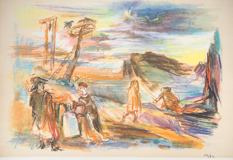 Oskar KOKOSCHKA : Scène d&