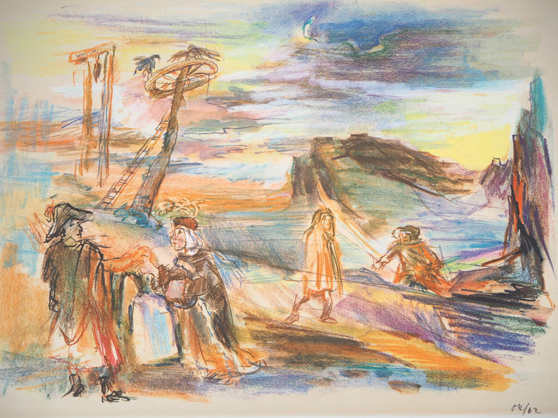 Oskar KOKOSCHKA : Scène d&