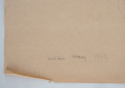 Eric KRAM : Etudes de nu, 1972 - Dessin (détail)