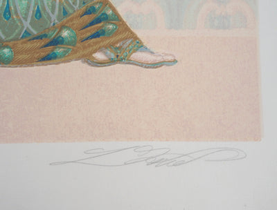 Lucien KRIEF : Le Roi David - Lithographie (détail)