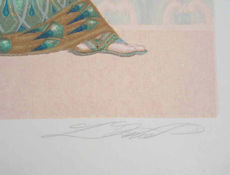 Lucien KRIEF : Le Roi David - Lithographie (détail)