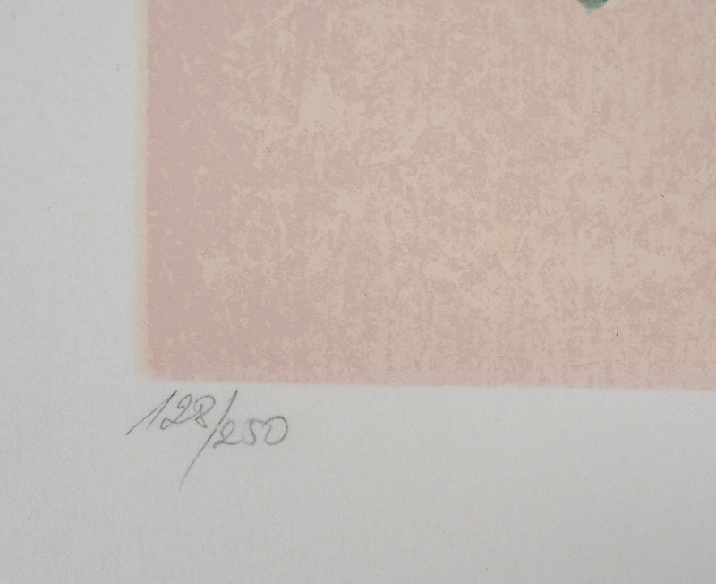 Lucien KRIEF : Le Roi David - Lithographie (détail)
