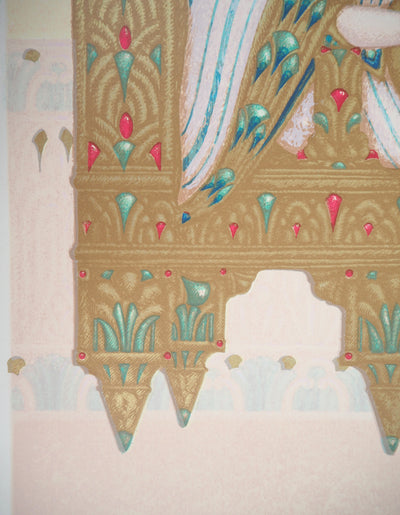 Lucien KRIEF : Le Roi David - Lithographie (détail)