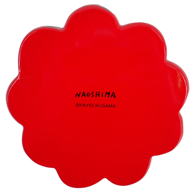 Yayoi KUSAMA : Dots Obsession : Naoshima (Pumpkin Red) - Sculpture (détail)