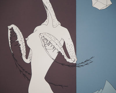Félix LABISSE : L'Amante religieuse, Lithographie originale (photo de détail 2) - Crédit photo : Galerie Art.Paris