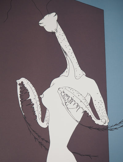 Félix LABISSE : L'Amante religieuse, Lithographie originale (photo de détail 4) - Crédit photo : Galerie Art.Paris