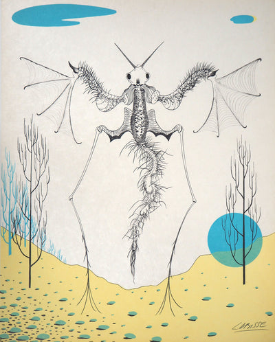 Félix LABISSE : L'Angelot, Lithographie originale (vue générale) - Crédit photo : Galerie Art.Paris