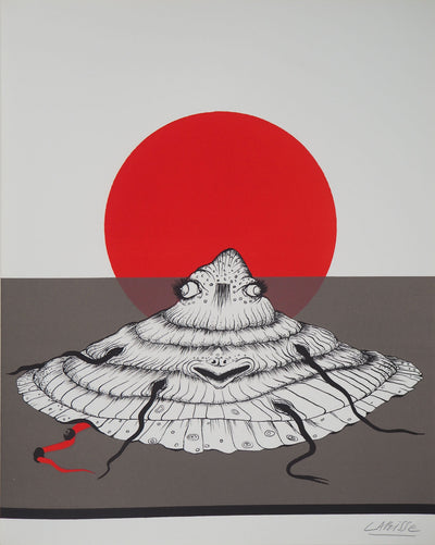 Félix LABISSE : L'Aplatigo, Lithographie originale (vue générale) - Crédit photo : Galerie Art.Paris
