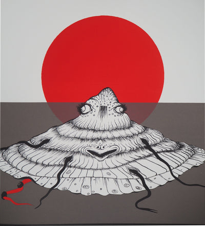 Félix LABISSE : L'Aplatigo, Lithographie originale (photo de détail 3) - Crédit photo : Galerie Art.Paris