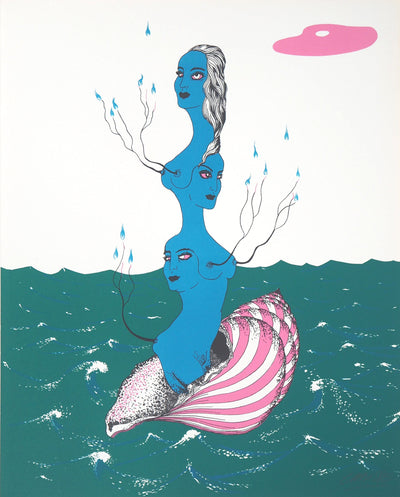 Félix LABISSE : L'Arthémise, Lithographie originale (vue générale) - Crédit photo : Galerie Art.Paris