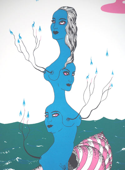Félix LABISSE : L'Arthémise, Lithographie originale (photo de détail 4) - Crédit photo : Galerie Art.Paris
