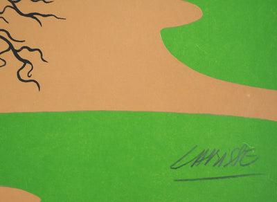 Félix LABISSE : L'Arthus des sables, Lithographie originale (photo de détail 2) - Crédit photo : Galerie Art.Paris