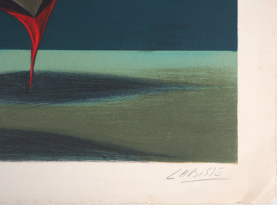 Félix LABISSE : Artifiction - Lithographie (détail)
