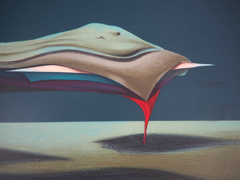 Félix LABISSE : Artifiction - Lithographie (détail)